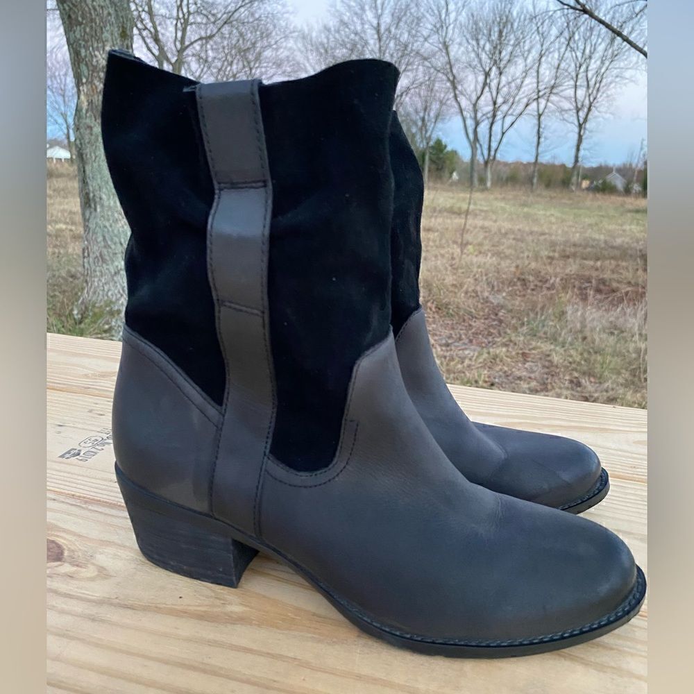 ✅Umberto Raffini Kiki Mild Calf Boots Black Women's Size 38